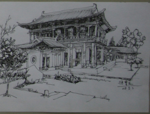 环艺系千张速写展作品欣赏-西安美术学院